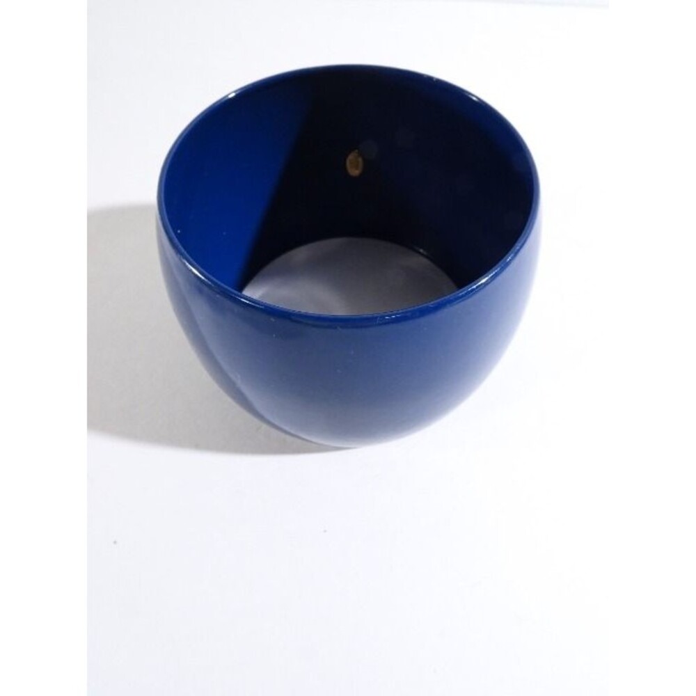 Lee Angel Neiman Marcus Navy Enamel Bubble Wide Bangle Bracelet NWT 245
